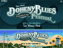 Tablet Screenshot of dohenybluesfestival.com